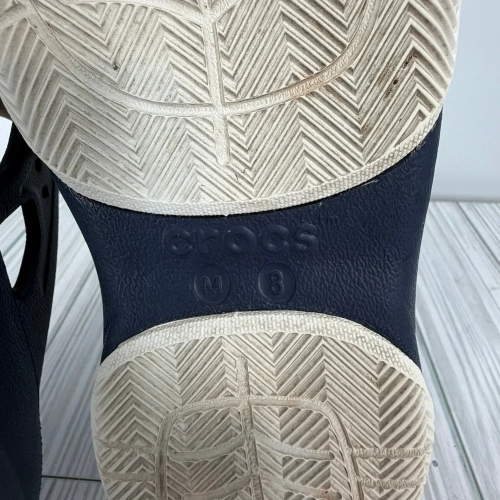 Crocs Classic All Terrain Iconic Comfort Flip Flop In Blue Men's Size 8